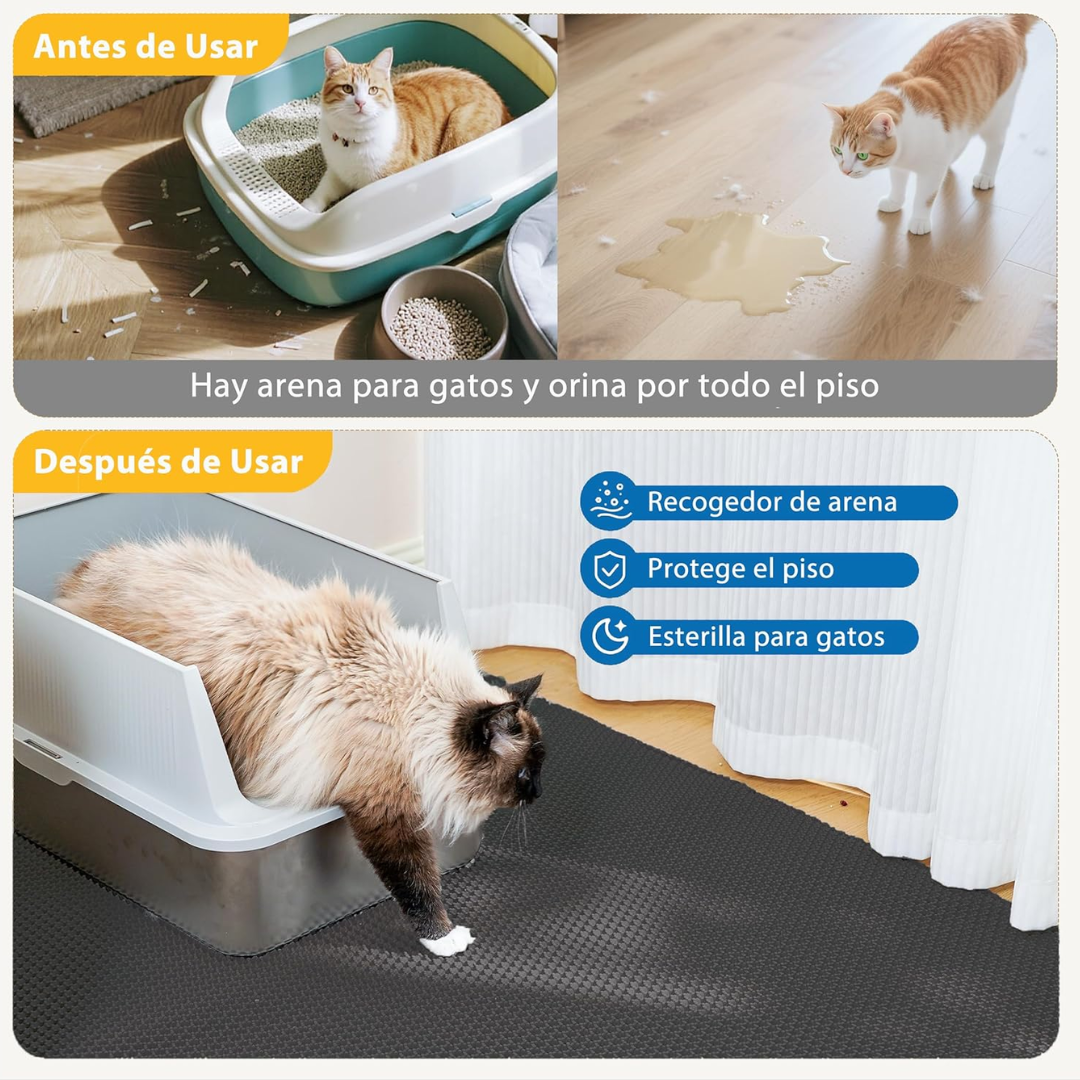 Tapete para Arenero de Gato